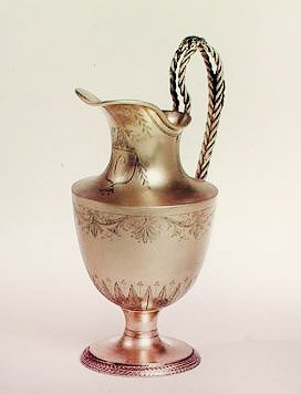 Cream-Jug, Decorated with Formal Leaves and Honeysuckle, Paris by French School